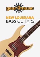 New gear4music Louisiana Bass Guitars